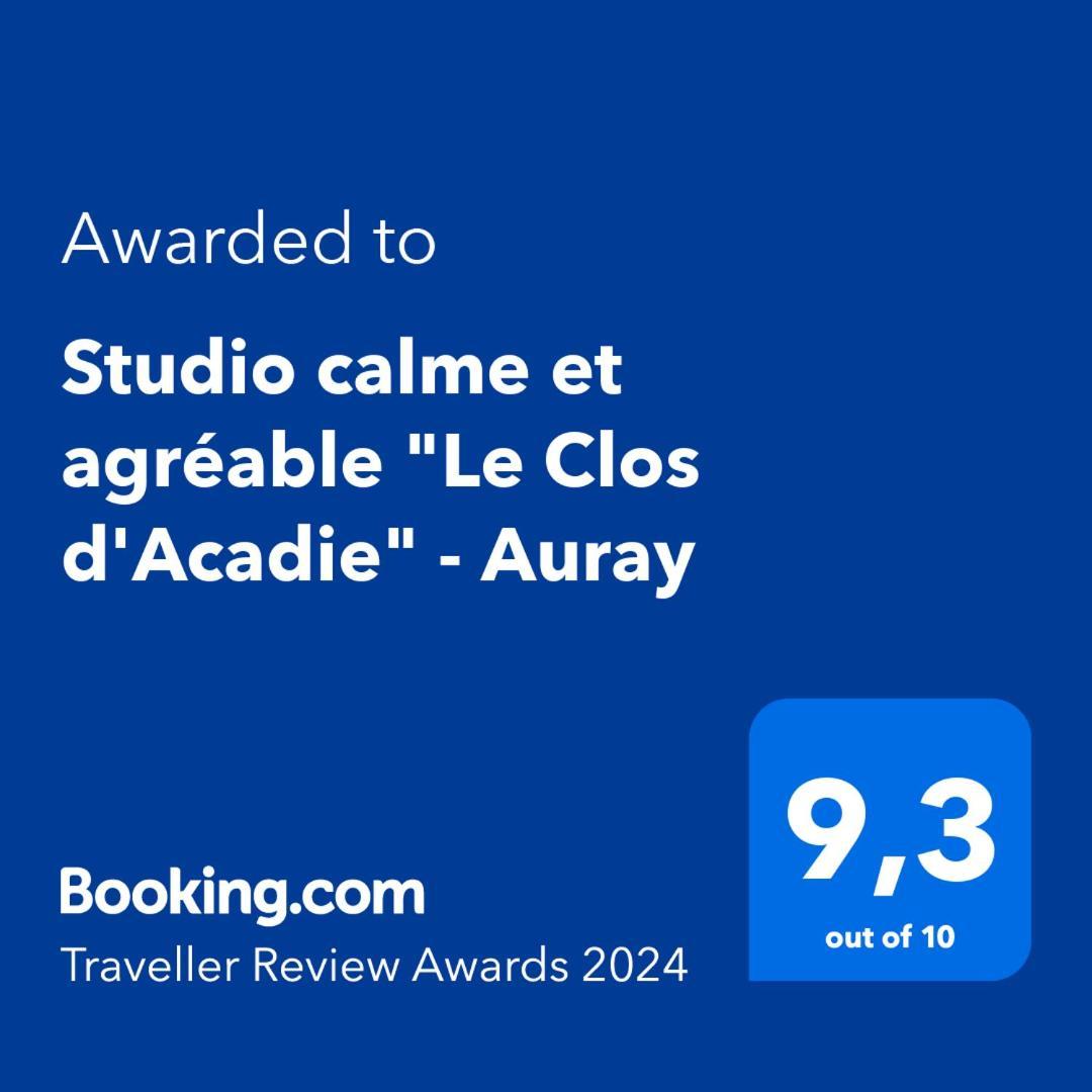 Studio Calme Et Agreable "Le Clos D'Acadie" - Auray Apartment Екстериор снимка